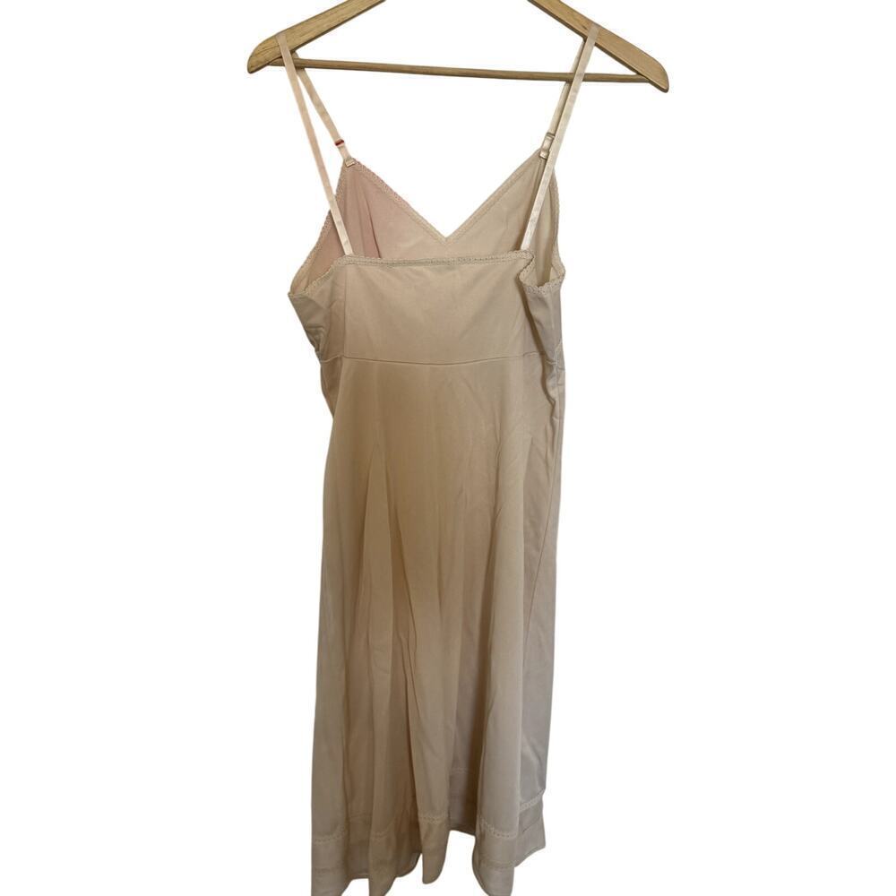 VTG Lorraine Ivory Slip Dress Women's Size 36 Tall - Picture 2 of 6